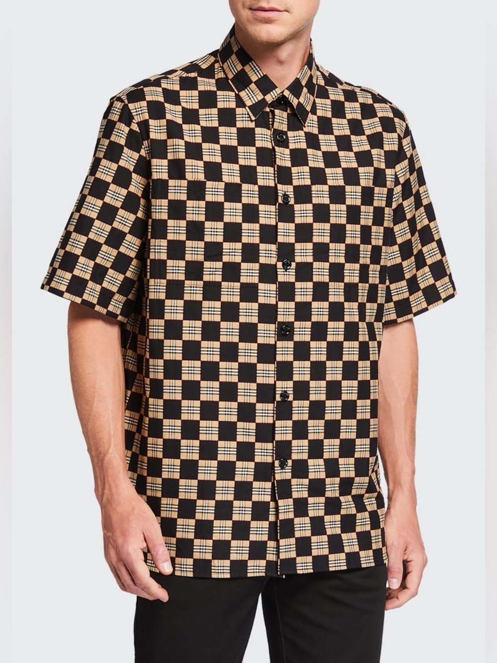 BURBERRY Men's Trulo Vintage Checkerboard Sport Shirt